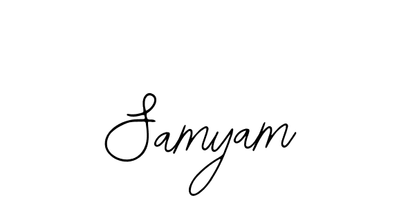 Samyam stylish signature style. Best Handwritten Sign (Bearetta-2O07w) for my name. Handwritten Signature Collection Ideas for my name Samyam. Samyam signature style 12 images and pictures png