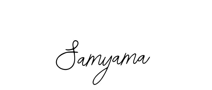 Design your own signature with our free online signature maker. With this signature software, you can create a handwritten (Bearetta-2O07w) signature for name Samyama. Samyama signature style 12 images and pictures png