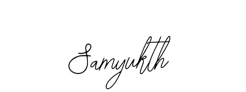 You should practise on your own different ways (Bearetta-2O07w) to write your name (Samyukth) in signature. don't let someone else do it for you. Samyukth signature style 12 images and pictures png