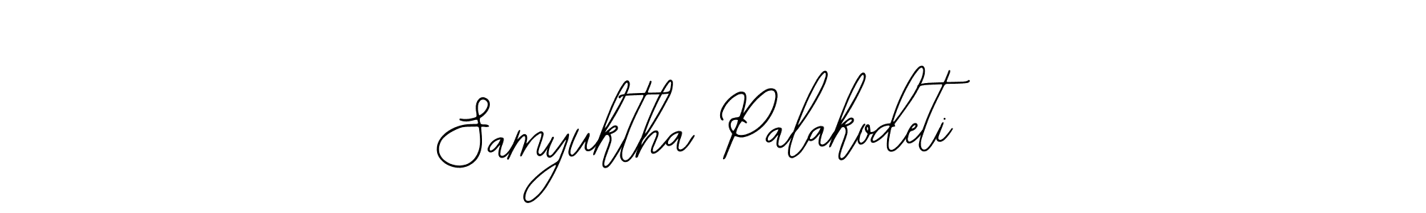 Design your own signature with our free online signature maker. With this signature software, you can create a handwritten (Bearetta-2O07w) signature for name Samyuktha Palakodeti. Samyuktha Palakodeti signature style 12 images and pictures png