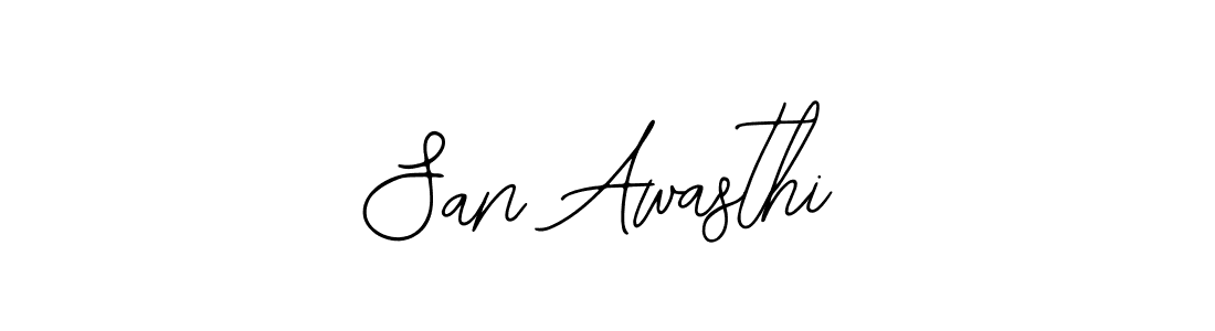 San Awasthi stylish signature style. Best Handwritten Sign (Bearetta-2O07w) for my name. Handwritten Signature Collection Ideas for my name San Awasthi. San Awasthi signature style 12 images and pictures png