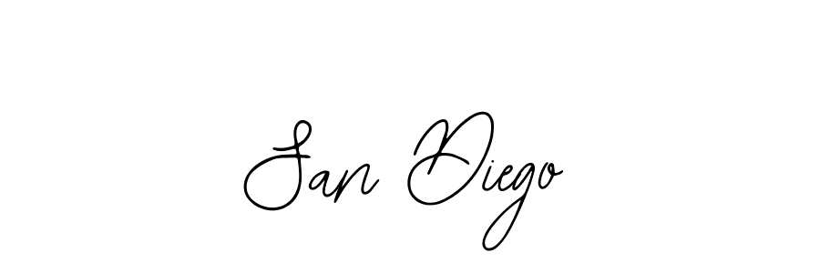 Use a signature maker to create a handwritten signature online. With this signature software, you can design (Bearetta-2O07w) your own signature for name San Diego. San Diego signature style 12 images and pictures png
