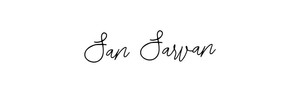 Check out images of Autograph of San Sarvan name. Actor San Sarvan Signature Style. Bearetta-2O07w is a professional sign style online. San Sarvan signature style 12 images and pictures png