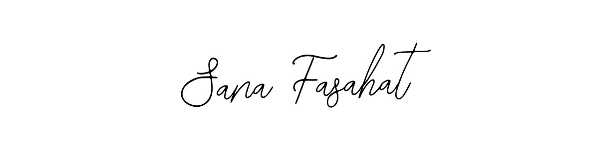 Design your own signature with our free online signature maker. With this signature software, you can create a handwritten (Bearetta-2O07w) signature for name Sana Fasahat. Sana Fasahat signature style 12 images and pictures png