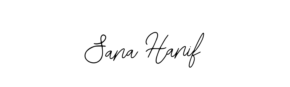 How to make Sana Hanif name signature. Use Bearetta-2O07w style for creating short signs online. This is the latest handwritten sign. Sana Hanif signature style 12 images and pictures png