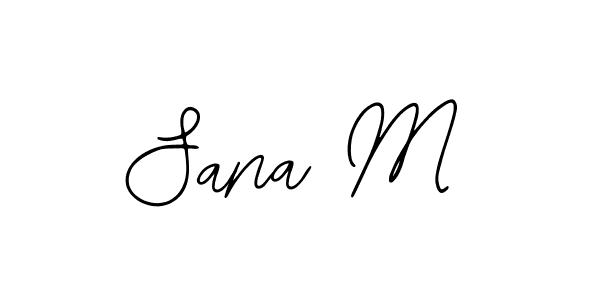 Make a beautiful signature design for name Sana M. Use this online signature maker to create a handwritten signature for free. Sana M signature style 12 images and pictures png