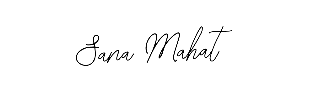 Bearetta-2O07w is a professional signature style that is perfect for those who want to add a touch of class to their signature. It is also a great choice for those who want to make their signature more unique. Get Sana Mahat name to fancy signature for free. Sana Mahat signature style 12 images and pictures png