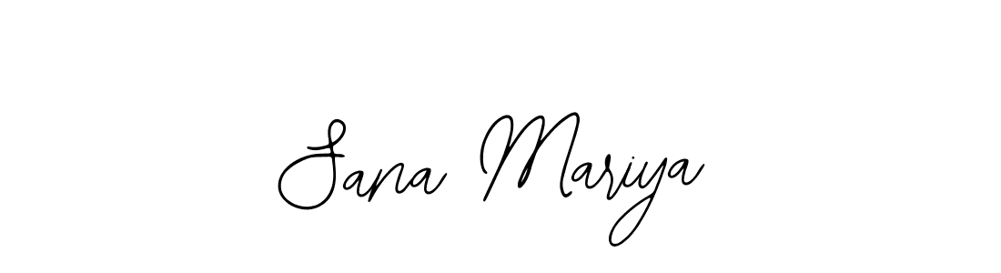 How to make Sana Mariya name signature. Use Bearetta-2O07w style for creating short signs online. This is the latest handwritten sign. Sana Mariya signature style 12 images and pictures png