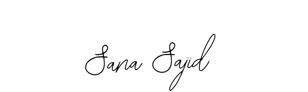 Make a beautiful signature design for name Sana Sajid. Use this online signature maker to create a handwritten signature for free. Sana Sajid signature style 12 images and pictures png