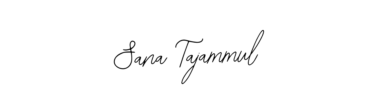 Also You can easily find your signature by using the search form. We will create Sana Tajammul name handwritten signature images for you free of cost using Bearetta-2O07w sign style. Sana Tajammul signature style 12 images and pictures png