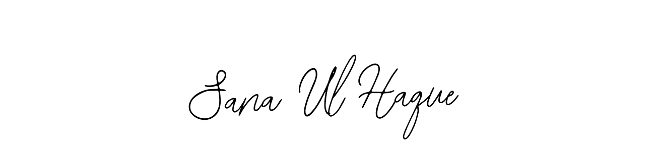 Also You can easily find your signature by using the search form. We will create Sana Ul Haque name handwritten signature images for you free of cost using Bearetta-2O07w sign style. Sana Ul Haque signature style 12 images and pictures png