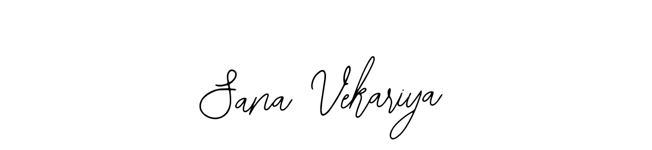 if you are searching for the best signature style for your name Sana Vekariya. so please give up your signature search. here we have designed multiple signature styles  using Bearetta-2O07w. Sana Vekariya signature style 12 images and pictures png