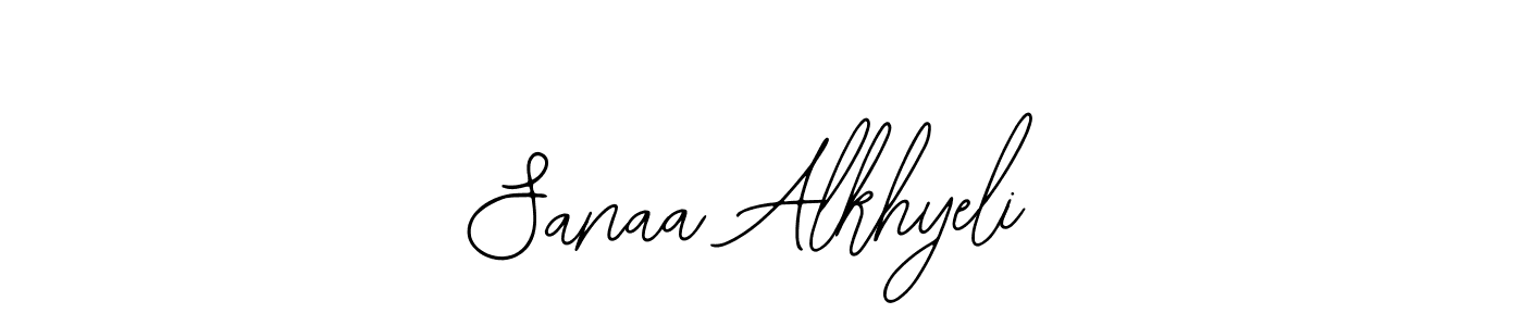 if you are searching for the best signature style for your name Sanaa Alkhyeli. so please give up your signature search. here we have designed multiple signature styles  using Bearetta-2O07w. Sanaa Alkhyeli signature style 12 images and pictures png