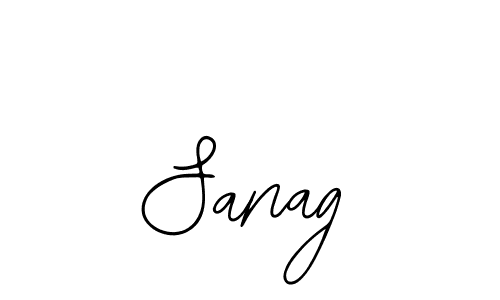 How to make Sanag signature? Bearetta-2O07w is a professional autograph style. Create handwritten signature for Sanag name. Sanag signature style 12 images and pictures png