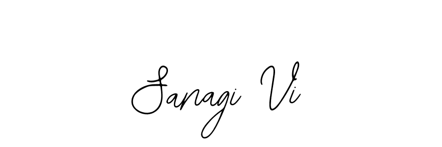 You should practise on your own different ways (Bearetta-2O07w) to write your name (Sanagi Vi) in signature. don't let someone else do it for you. Sanagi Vi signature style 12 images and pictures png