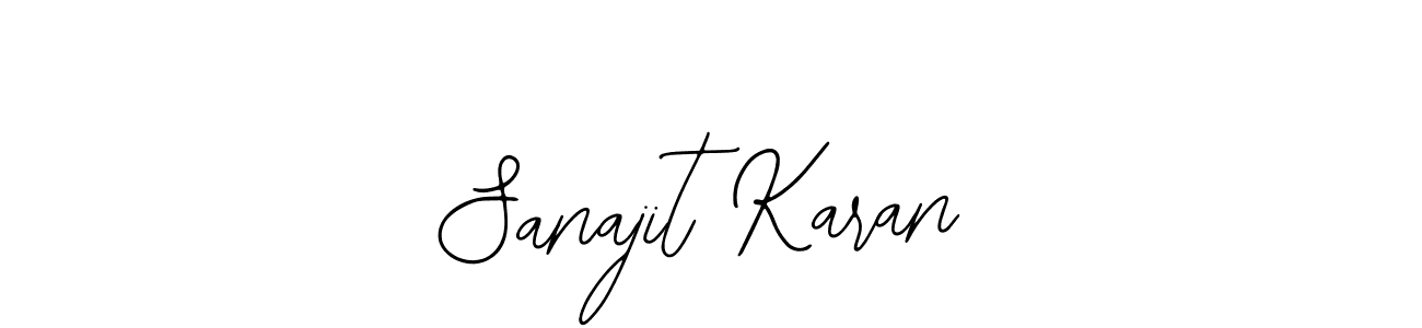 The best way (Bearetta-2O07w) to make a short signature is to pick only two or three words in your name. The name Sanajit Karan include a total of six letters. For converting this name. Sanajit Karan signature style 12 images and pictures png