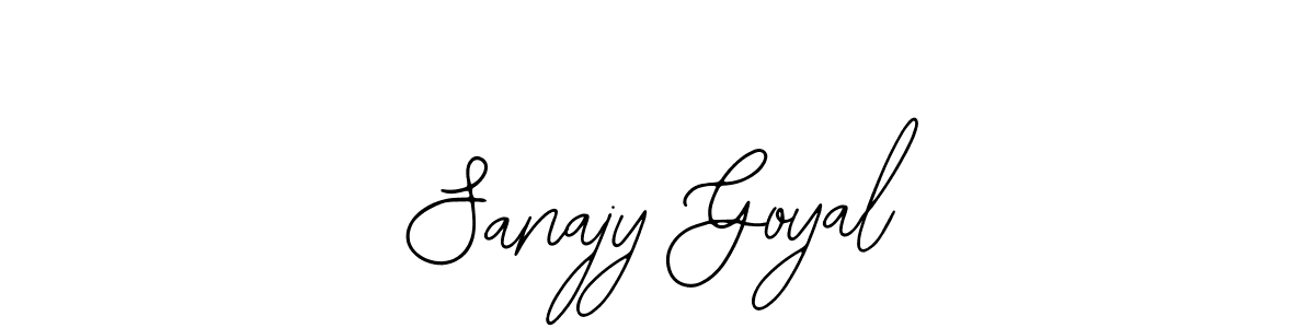 Also You can easily find your signature by using the search form. We will create Sanajy Goyal name handwritten signature images for you free of cost using Bearetta-2O07w sign style. Sanajy Goyal signature style 12 images and pictures png