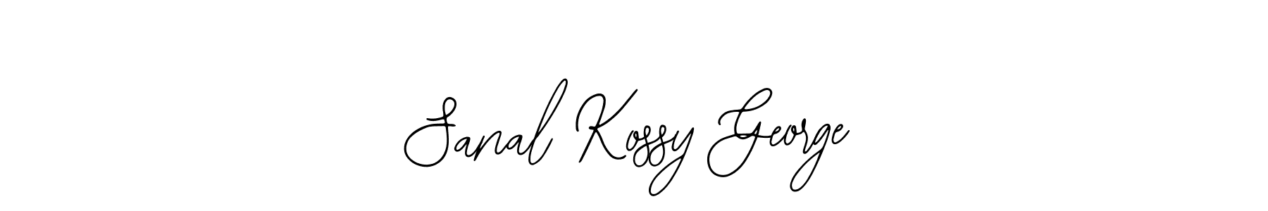 Make a short Sanal Kossy George signature style. Manage your documents anywhere anytime using Bearetta-2O07w. Create and add eSignatures, submit forms, share and send files easily. Sanal Kossy George signature style 12 images and pictures png