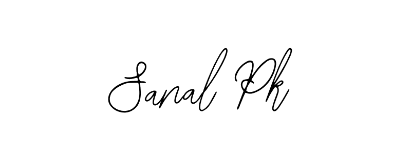 Use a signature maker to create a handwritten signature online. With this signature software, you can design (Bearetta-2O07w) your own signature for name Sanal Pk. Sanal Pk signature style 12 images and pictures png