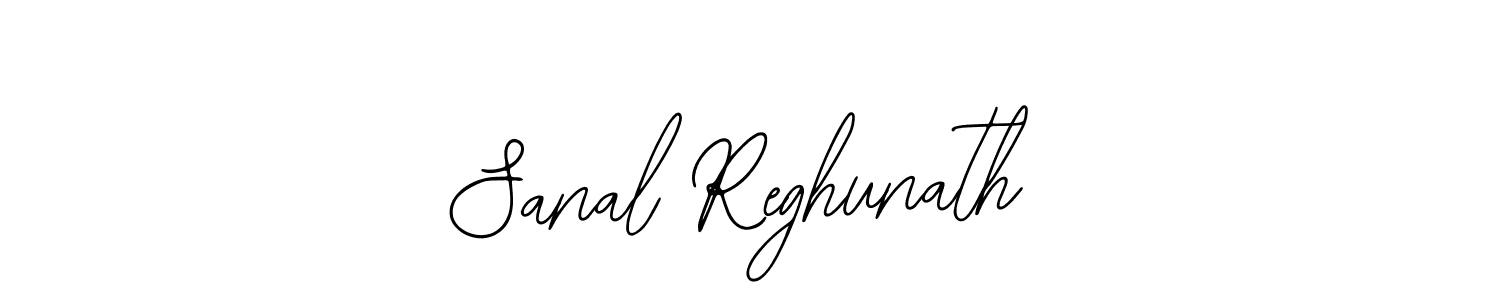 Create a beautiful signature design for name Sanal Reghunath. With this signature (Bearetta-2O07w) fonts, you can make a handwritten signature for free. Sanal Reghunath signature style 12 images and pictures png