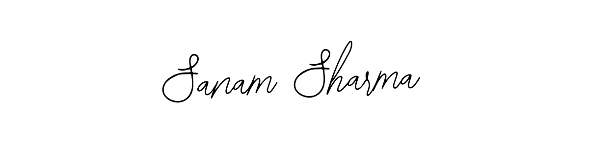 How to make Sanam Sharma signature? Bearetta-2O07w is a professional autograph style. Create handwritten signature for Sanam Sharma name. Sanam Sharma signature style 12 images and pictures png