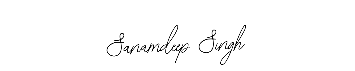 Use a signature maker to create a handwritten signature online. With this signature software, you can design (Bearetta-2O07w) your own signature for name Sanamdeep Singh. Sanamdeep Singh signature style 12 images and pictures png