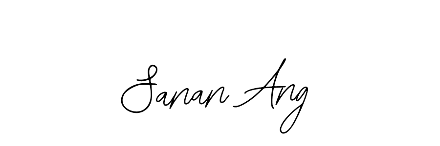 The best way (Bearetta-2O07w) to make a short signature is to pick only two or three words in your name. The name Sanan Ang include a total of six letters. For converting this name. Sanan Ang signature style 12 images and pictures png