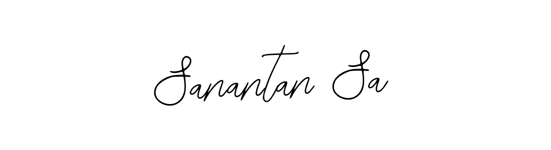 How to make Sanantan Sa name signature. Use Bearetta-2O07w style for creating short signs online. This is the latest handwritten sign. Sanantan Sa signature style 12 images and pictures png