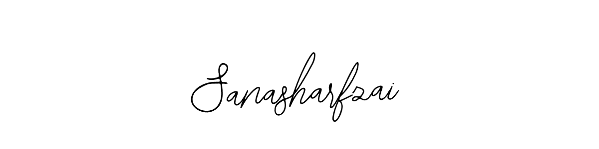 Use a signature maker to create a handwritten signature online. With this signature software, you can design (Bearetta-2O07w) your own signature for name Sanasharfzai. Sanasharfzai signature style 12 images and pictures png