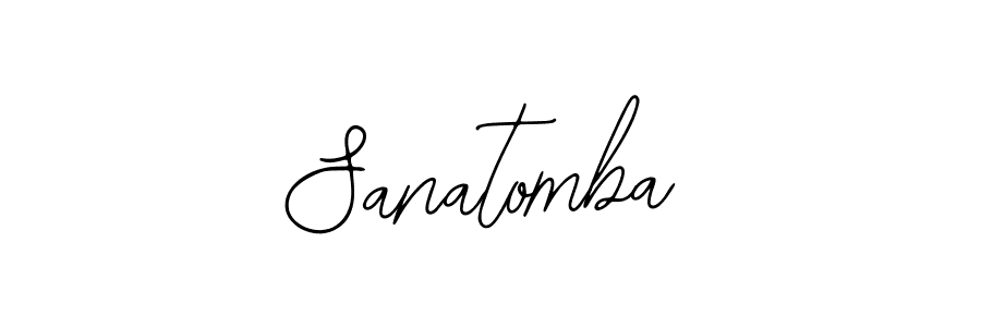 Design your own signature with our free online signature maker. With this signature software, you can create a handwritten (Bearetta-2O07w) signature for name Sanatomba. Sanatomba signature style 12 images and pictures png