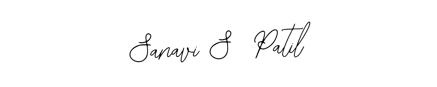Also You can easily find your signature by using the search form. We will create Sanavi S  Patil name handwritten signature images for you free of cost using Bearetta-2O07w sign style. Sanavi S  Patil signature style 12 images and pictures png