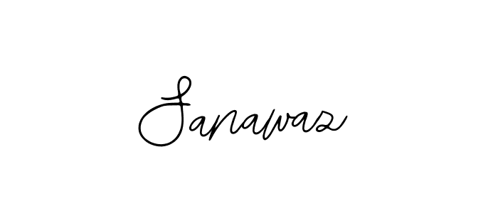 How to make Sanawaz name signature. Use Bearetta-2O07w style for creating short signs online. This is the latest handwritten sign. Sanawaz signature style 12 images and pictures png