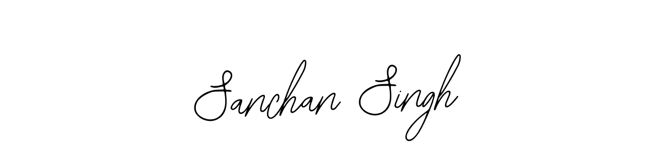 Design your own signature with our free online signature maker. With this signature software, you can create a handwritten (Bearetta-2O07w) signature for name Sanchan Singh. Sanchan Singh signature style 12 images and pictures png