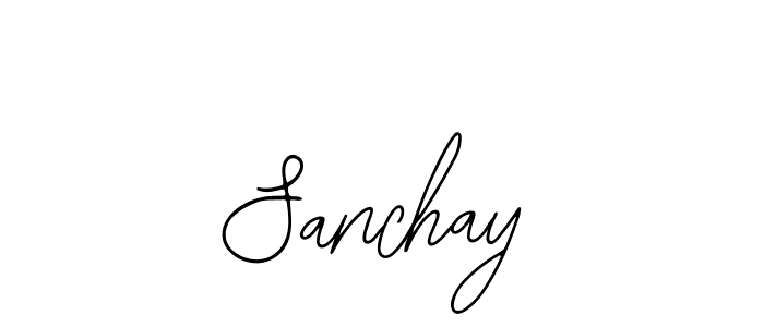 Use a signature maker to create a handwritten signature online. With this signature software, you can design (Bearetta-2O07w) your own signature for name Sanchay. Sanchay signature style 12 images and pictures png