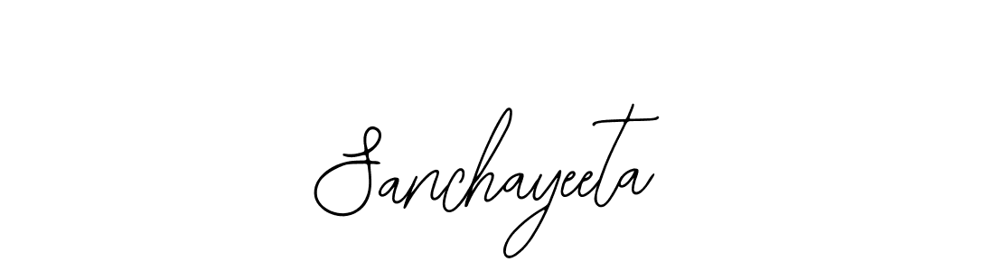 How to make Sanchayeeta name signature. Use Bearetta-2O07w style for creating short signs online. This is the latest handwritten sign. Sanchayeeta signature style 12 images and pictures png