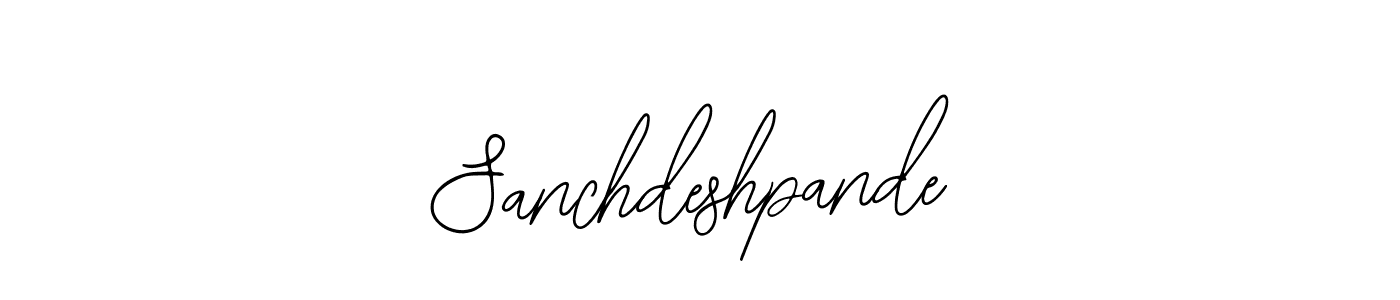 Use a signature maker to create a handwritten signature online. With this signature software, you can design (Bearetta-2O07w) your own signature for name Sanchdeshpande. Sanchdeshpande signature style 12 images and pictures png