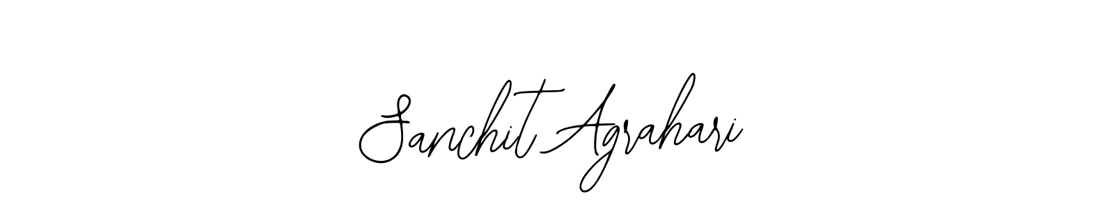 Bearetta-2O07w is a professional signature style that is perfect for those who want to add a touch of class to their signature. It is also a great choice for those who want to make their signature more unique. Get Sanchit Agrahari name to fancy signature for free. Sanchit Agrahari signature style 12 images and pictures png