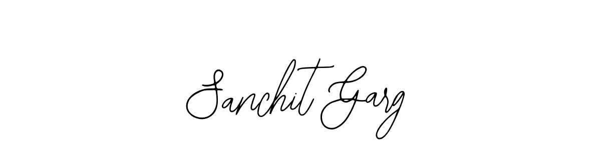 You should practise on your own different ways (Bearetta-2O07w) to write your name (Sanchit Garg) in signature. don't let someone else do it for you. Sanchit Garg signature style 12 images and pictures png