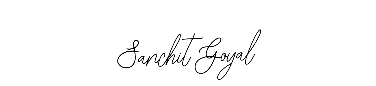 Use a signature maker to create a handwritten signature online. With this signature software, you can design (Bearetta-2O07w) your own signature for name Sanchit Goyal. Sanchit Goyal signature style 12 images and pictures png