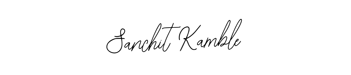 Use a signature maker to create a handwritten signature online. With this signature software, you can design (Bearetta-2O07w) your own signature for name Sanchit Kamble. Sanchit Kamble signature style 12 images and pictures png