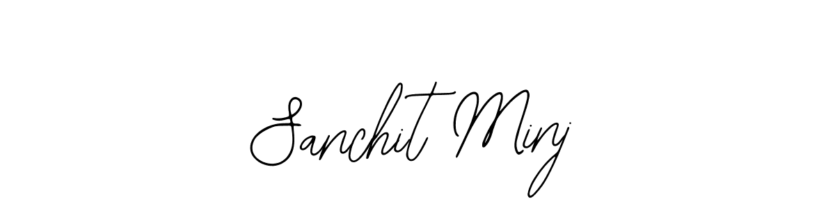 Make a beautiful signature design for name Sanchit Minj. With this signature (Bearetta-2O07w) style, you can create a handwritten signature for free. Sanchit Minj signature style 12 images and pictures png