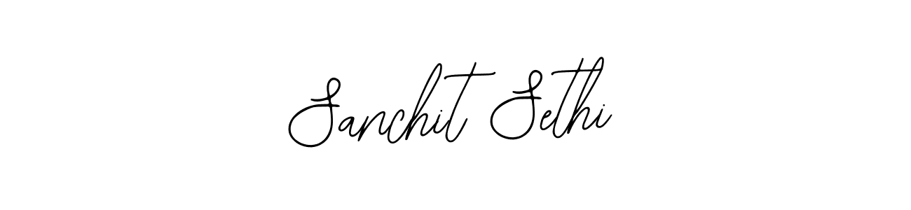The best way (Bearetta-2O07w) to make a short signature is to pick only two or three words in your name. The name Sanchit Sethi include a total of six letters. For converting this name. Sanchit Sethi signature style 12 images and pictures png