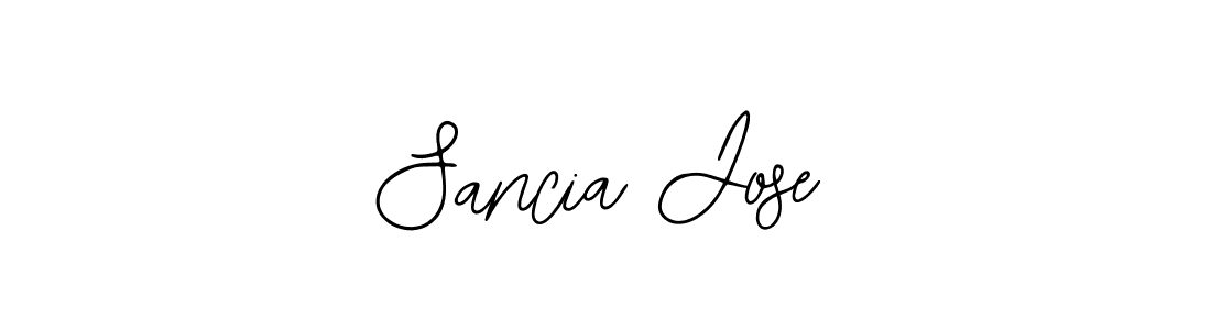 Also You can easily find your signature by using the search form. We will create Sancia Jose name handwritten signature images for you free of cost using Bearetta-2O07w sign style. Sancia Jose signature style 12 images and pictures png