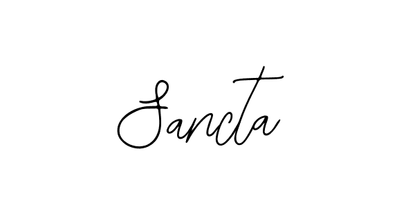 Also we have Sancta name is the best signature style. Create professional handwritten signature collection using Bearetta-2O07w autograph style. Sancta signature style 12 images and pictures png