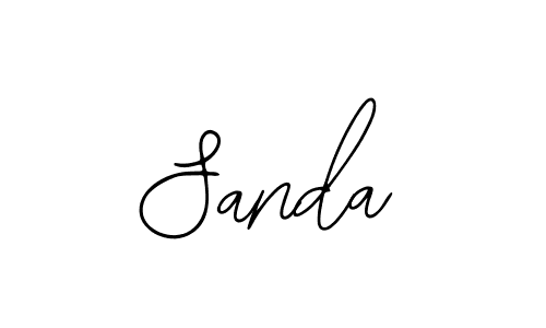 Make a beautiful signature design for name Sanda. With this signature (Bearetta-2O07w) style, you can create a handwritten signature for free. Sanda signature style 12 images and pictures png