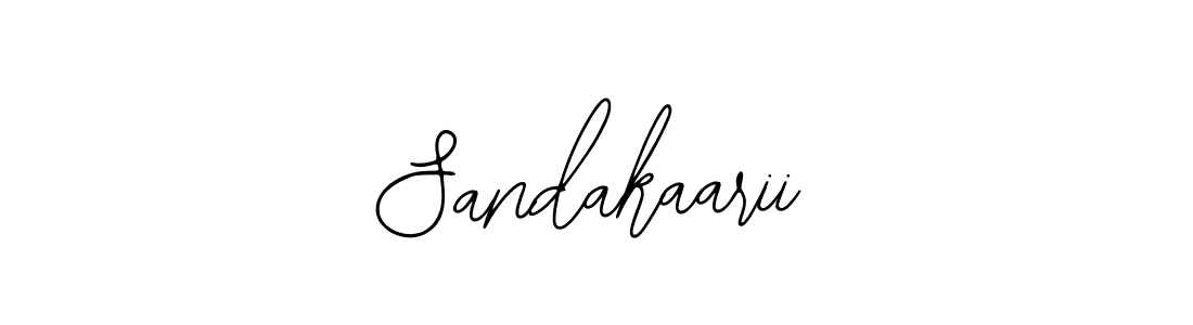 Make a beautiful signature design for name Sandakaarii. With this signature (Bearetta-2O07w) style, you can create a handwritten signature for free. Sandakaarii signature style 12 images and pictures png