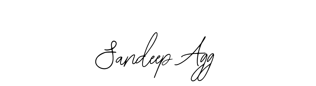 Design your own signature with our free online signature maker. With this signature software, you can create a handwritten (Bearetta-2O07w) signature for name Sandeep Agg. Sandeep Agg signature style 12 images and pictures png