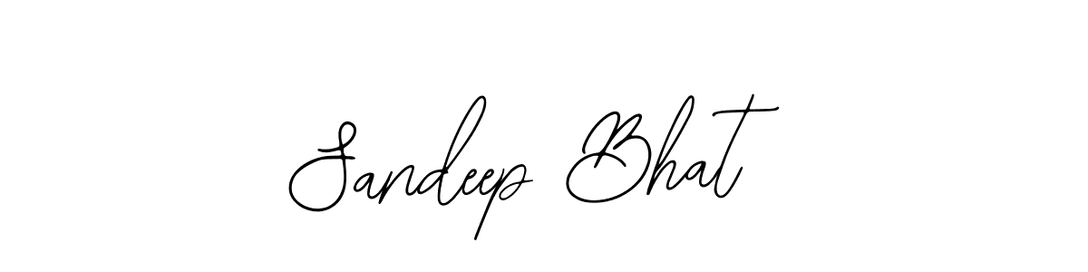 Create a beautiful signature design for name Sandeep Bhat. With this signature (Bearetta-2O07w) fonts, you can make a handwritten signature for free. Sandeep Bhat signature style 12 images and pictures png