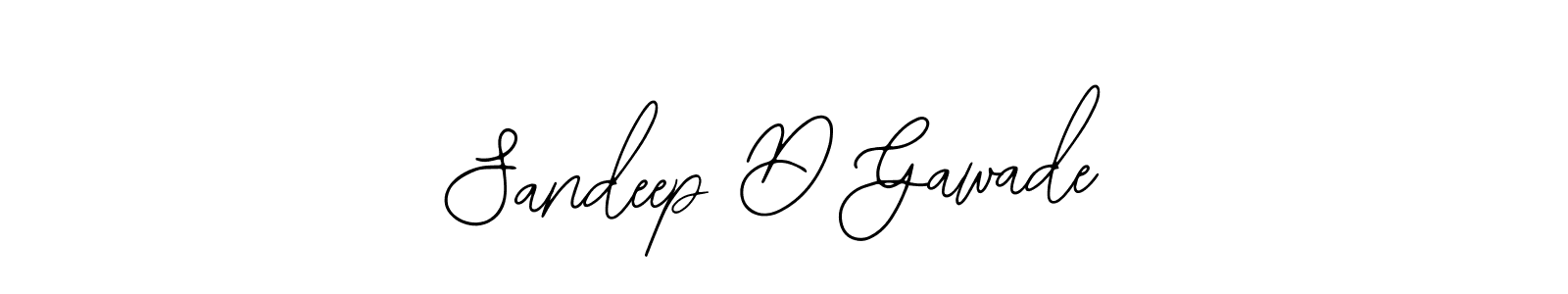 Design your own signature with our free online signature maker. With this signature software, you can create a handwritten (Bearetta-2O07w) signature for name Sandeep D Gawade. Sandeep D Gawade signature style 12 images and pictures png