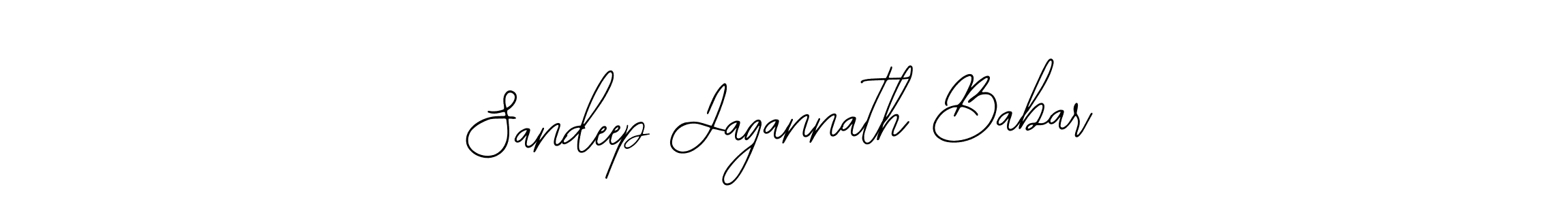 The best way (Bearetta-2O07w) to make a short signature is to pick only two or three words in your name. The name Sandeep Jagannath Babar include a total of six letters. For converting this name. Sandeep Jagannath Babar signature style 12 images and pictures png
